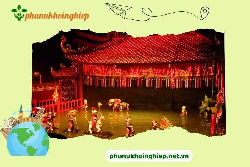 Trải nghiệm du lịch tại làng rối nước Thanh Hải